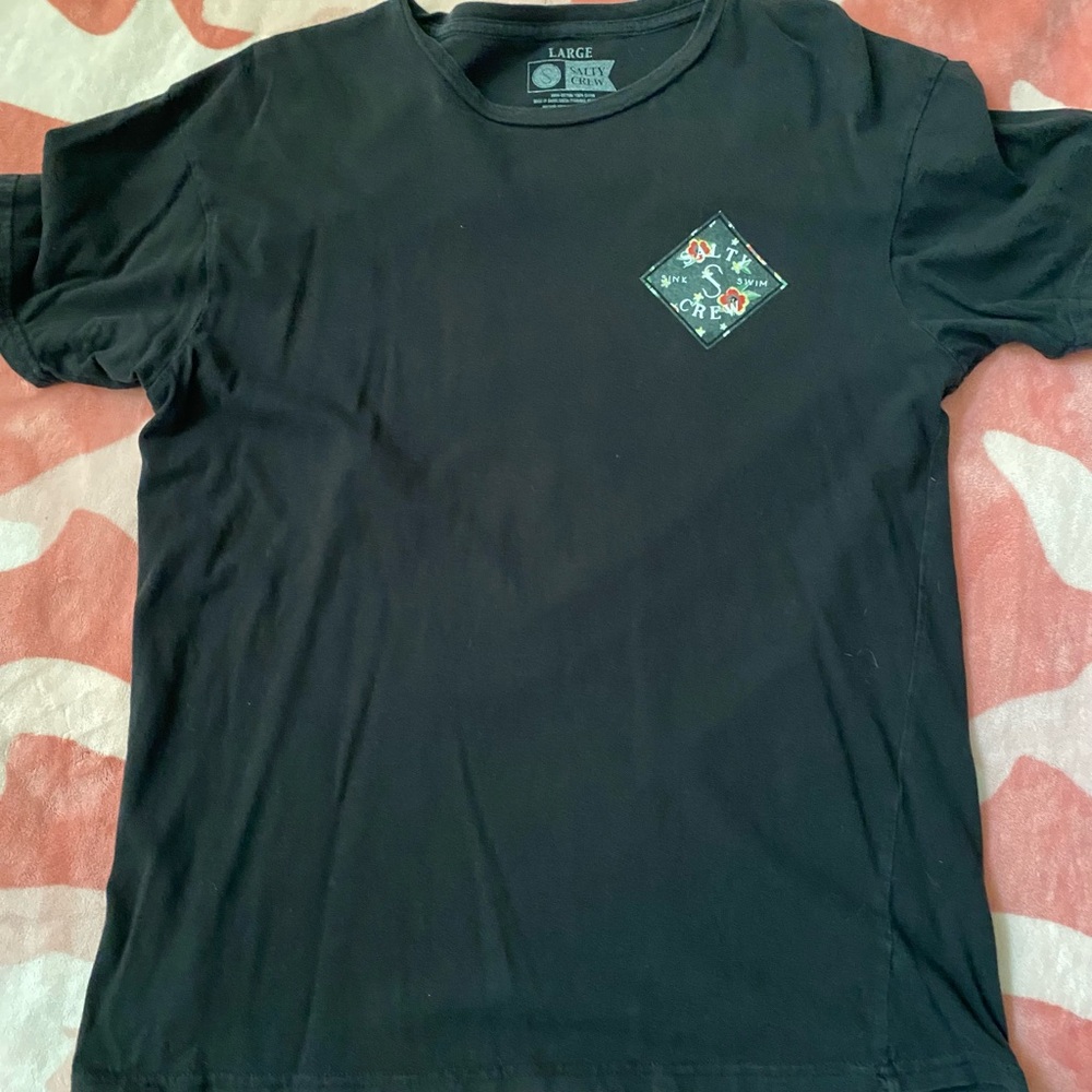 Salty Crew Black Short Sleeve Tee